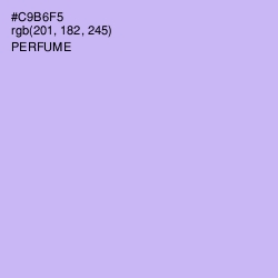 #C9B6F5 - Perfume Color Image