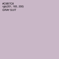 #C9B7C8 - Gray Suit Color Image