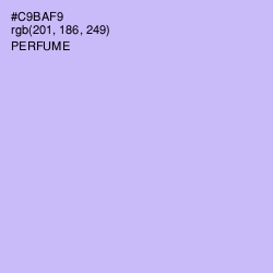 #C9BAF9 - Perfume Color Image