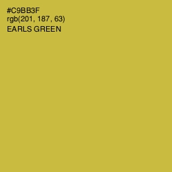 #C9BB3F - Earls Green Color Image