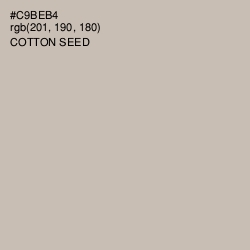 #C9BEB4 - Cotton Seed Color Image