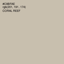 #C9BFAE - Coral Reef Color Image