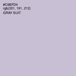 #C9BFD4 - Gray Suit Color Image