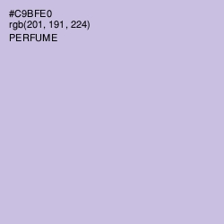 #C9BFE0 - Perfume Color Image