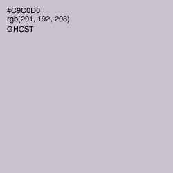 #C9C0D0 - Ghost Color Image
