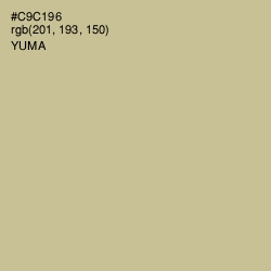 #C9C196 - Yuma Color Image