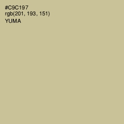 #C9C197 - Yuma Color Image