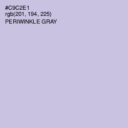 #C9C2E1 - Periwinkle Gray Color Image