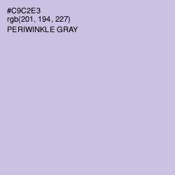 #C9C2E3 - Periwinkle Gray Color Image