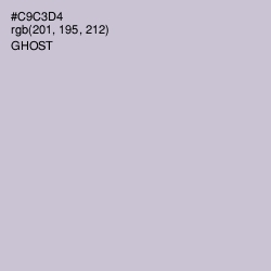 #C9C3D4 - Ghost Color Image