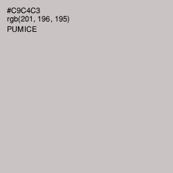 #C9C4C3 - Pumice Color Image