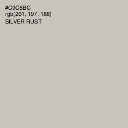 #C9C5BC - Silver Rust Color Image