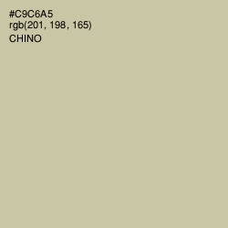 #C9C6A5 - Chino Color Image