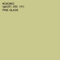 #C9C88D - Pine Glade Color Image