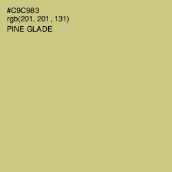 #C9C983 - Pine Glade Color Image