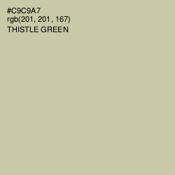 #C9C9A7 - Thistle Green Color Image