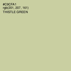 #C9CFA1 - Thistle Green Color Image