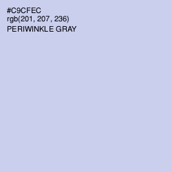 #C9CFEC - Periwinkle Gray Color Image