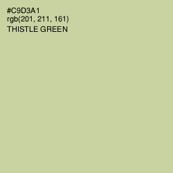 #C9D3A1 - Thistle Green Color Image