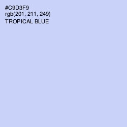 #C9D3F9 - Tropical Blue Color Image