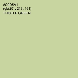 #C9D5A1 - Thistle Green Color Image