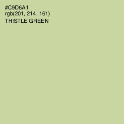 #C9D6A1 - Thistle Green Color Image