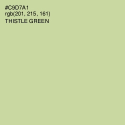 #C9D7A1 - Thistle Green Color Image