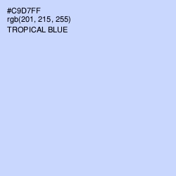 #C9D7FF - Tropical Blue Color Image