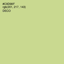 #C9D98F - Deco Color Image