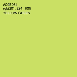 #C9E064 - Yellow Green Color Image