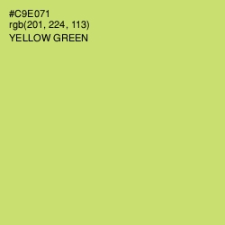 #C9E071 - Yellow Green Color Image