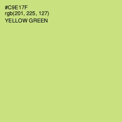 #C9E17F - Yellow Green Color Image