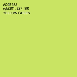 #C9E363 - Yellow Green Color Image