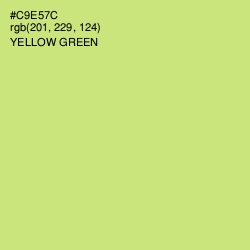 #C9E57C - Yellow Green Color Image