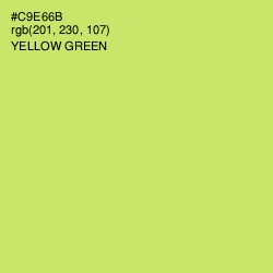 #C9E66B - Yellow Green Color Image