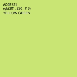 #C9E674 - Yellow Green Color Image