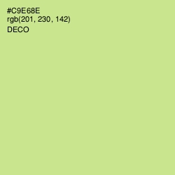 #C9E68E - Deco Color Image