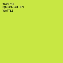 #C9E743 - Wattle Color Image