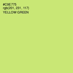 #C9E775 - Yellow Green Color Image