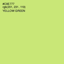 #C9E777 - Yellow Green Color Image