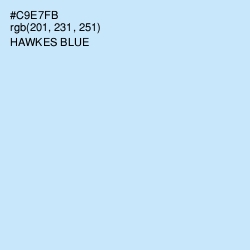 #C9E7FB - Hawkes Blue Color Image