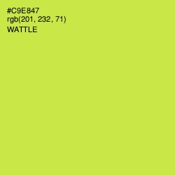 #C9E847 - Wattle Color Image