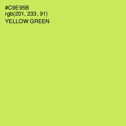 #C9E95B - Yellow Green Color Image