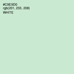 #C9E9D0 - Surf Crest Color Image