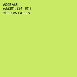 #C9EA65 - Yellow Green Color Image