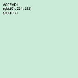 #C9EAD4 - Skeptic Color Image
