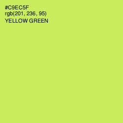 #C9EC5F - Yellow Green Color Image