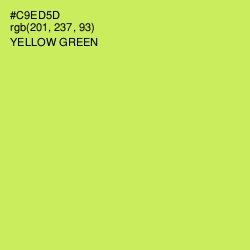 #C9ED5D - Yellow Green Color Image