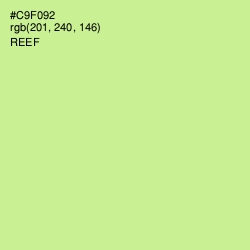 #C9F092 - Reef Color Image