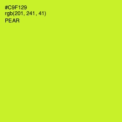 #C9F129 - Pear Color Image